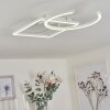 FREDERICK Ceiling Light LED chrome, white, 1-light source