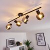 LEXINGTON Ceiling Light chrome, black, 4-light sources