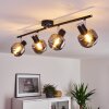 LEXINGTON Ceiling Light chrome, black, 4-light sources