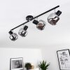 LEXINGTON Ceiling Light chrome, black, 4-light sources