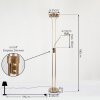 ROM Floor Lamp LED brass, 2-light sources