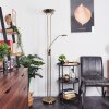 ROM Floor Lamp LED brass, 2-light sources