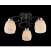 Globo ceiling light black, 3-light sources
