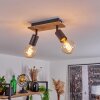 MAIDFORD Ceiling Light Ecru, black, 2-light sources