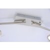 Leuchten Direkt LOLA-MIKE Ceiling Light LED stainless steel, 4-light sources, Remote control, Colour changer