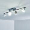 Marsen Ceiling Light LED matt nickel, 4-light sources, Remote control, Colour changer