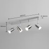Trio ANGELO Ceiling Light chrome, 4-light sources