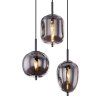 Globo BLACKY Pendant Light black, 6-light sources