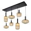 Lucide MALOTO Pendant Light black, 7-light sources