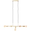 Brilliant SKYLAB Pendant Light gold, 5-light sources
