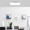Brilliant FLAT Ceiling Light LED silver, 1-light source, Remote control