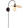 Brilliant JEFTER Wall Light black, 1-light source