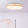 Brilliant WOODBURY Ceiling Light LED Light wood, white, 1-light source