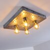 OCTORARO Ceiling Light silver, 4-light sources