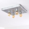 OCTORARO Ceiling Light silver, 4-light sources