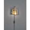 Trio KHAN Wall Light Ecru, Aged nickel, 1-light source