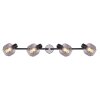 Globo ORNELA Ceiling Light black, 4-light sources