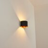 BADAJOZ Wall Light copper, black, 1-light source
