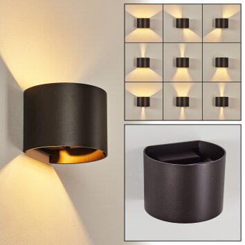 BADAJOZ Wall Light brown, 1-light source