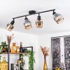 WIGAN Ceiling Light black, 4-light sources