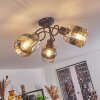 WIGAN Ceiling Light black, 3-light sources
