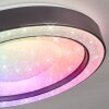 ZEBALLOS Ceiling Light LED white, 1-light source, Remote control, Colour changer