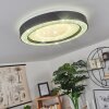 ZEBALLOS Ceiling Light LED white, 1-light source, Remote control, Colour changer