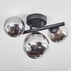 CHARITON Ceiling Light LED black, 3-light sources