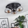 PASCAL Ceiling Light black, 3-light sources