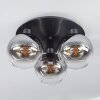 PASCAL Ceiling Light black, 3-light sources