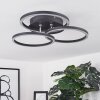 XENA Ceiling Light LED black, 1-light source, Remote control