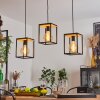 COLEBROOK Pendant Light black, 3-light sources