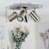 ZUOZ Ceiling Light chrome, matt nickel, 4-light sources