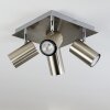 ZUOZ Ceiling Light chrome, matt nickel, 4-light sources