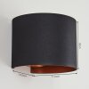 BADAJOZ Wall Light copper, black, 1-light source