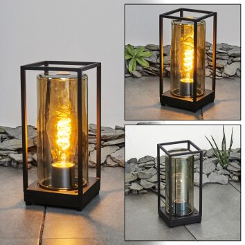 PALANGA outdoor floor lamp black, 1-light source