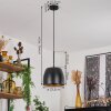 VIKING Pendant Light black, 1-light source