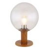 Globo OSSY pedestal light brown, Wood like finish, 1-light source