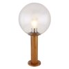 Globo OSSY path light Wood like finish, 1-light source