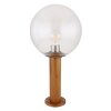 Globo OSSY path light Wood like finish, 1-light source