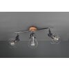 Sundsvall Ceiling Light Dark wood, black, 3-light sources