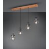 Sundsvall Pendant Light brown, black, 4-light sources