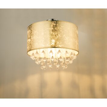 Globo AMY Ceiling Light matt nickel, 1-light source