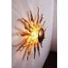 Holländer Sonne wall light gold, brass, 2-light sources