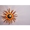 Holländer Sonne wall light gold, brass, 2-light sources