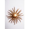 Holländer Sonne wall light gold, brass, 2-light sources