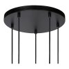 Lucide SWAPP Pendant Light black, 5-light sources