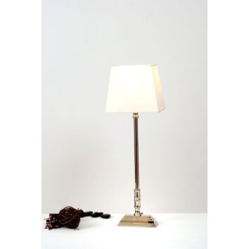 Holländer NEW YORK TOWER table lamp matt nickel, 1-light source