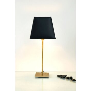 Holländer MATTIA ECKIG table lamp gold, 1-light source