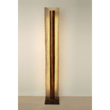 Holländer UTOPISTICO floor lamp brown, gold, 1-light source